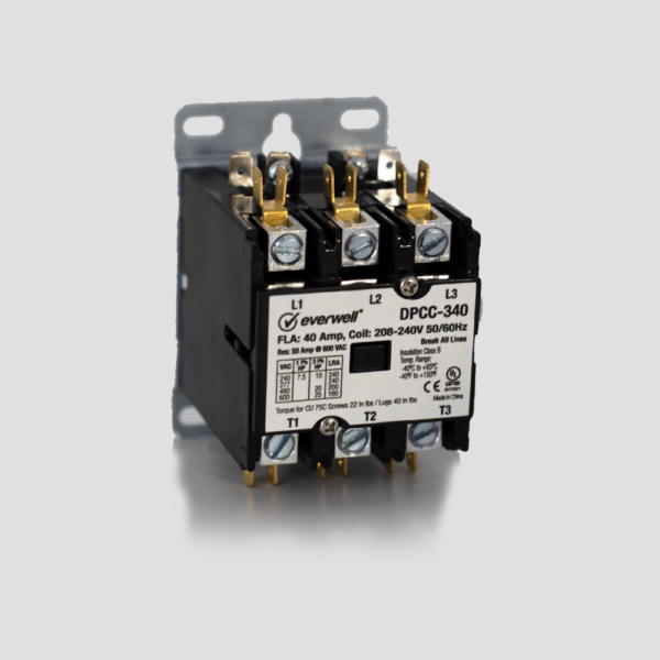 CONTACTOR 3POLOS DE 40AMP EN 24VAC – $15